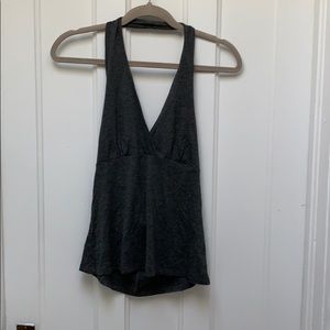 Grey Halter Top